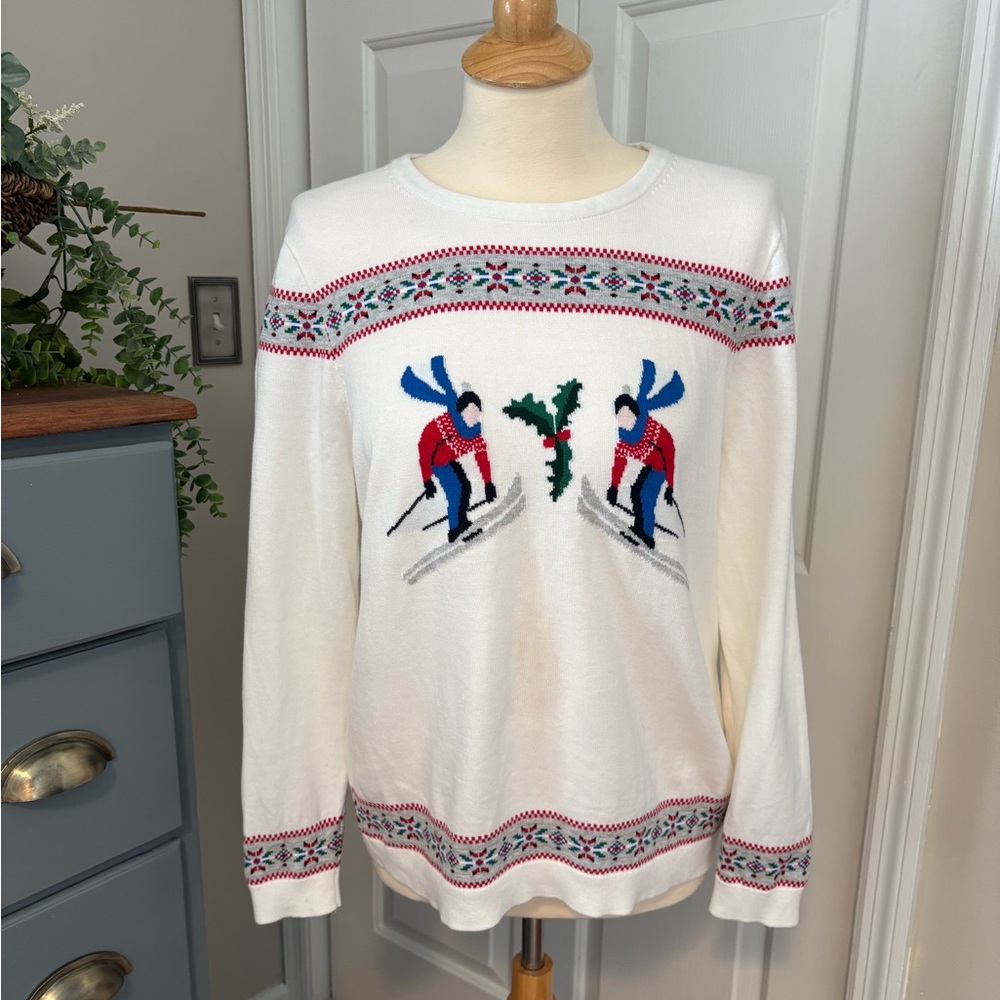 Land’s End Ski Sweater, NWOT, large
